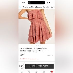 off the shoulder Lulu’s dress